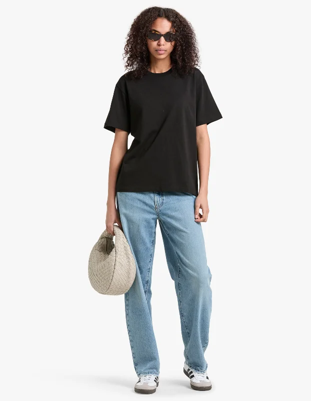 Trendy Street Style Clothing Womens Organic Base Tee - Black