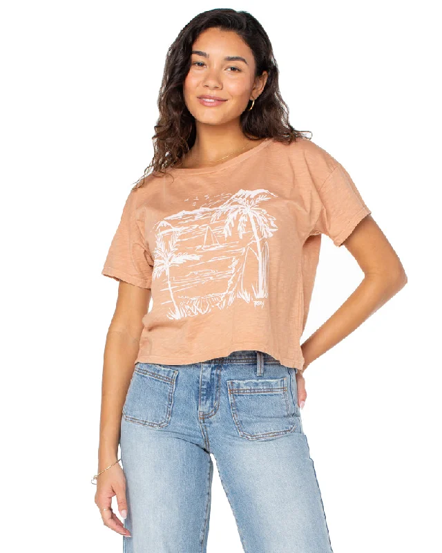 Style Redefined Roxy Beach Sketch SS Tee