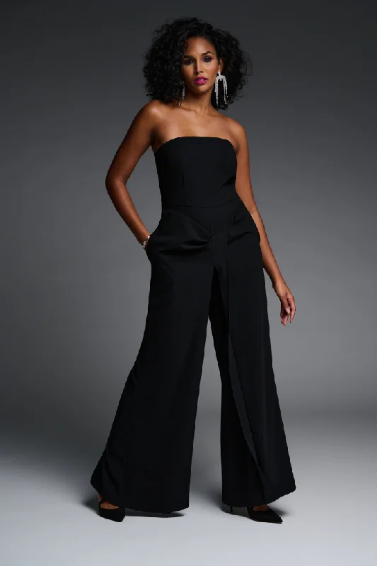 Elegant Fashion Strapless Wide Leg Jumpsuit