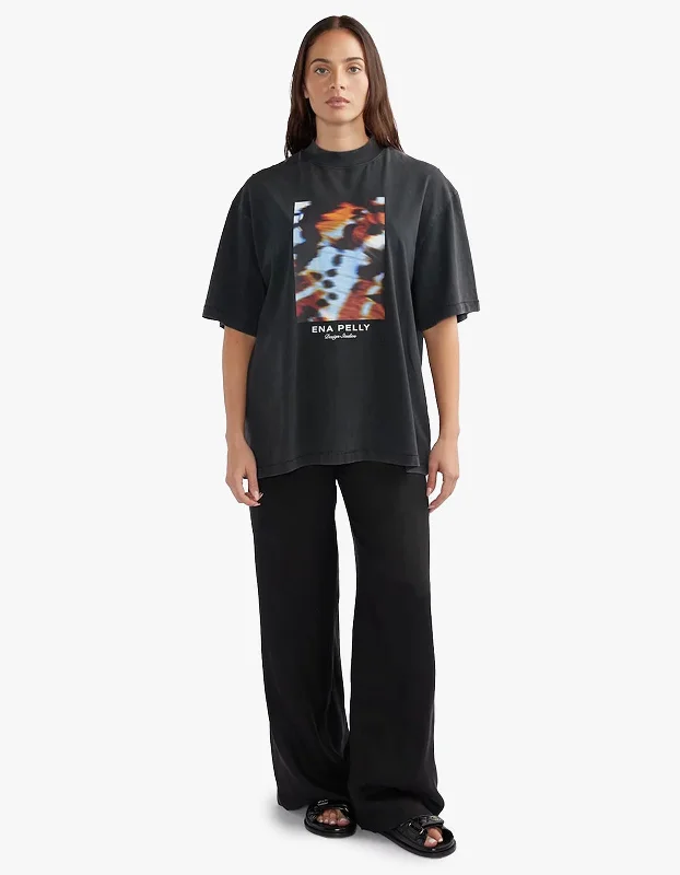 Vintage Style Clothing Sale Papillon Tee - Vintage Black