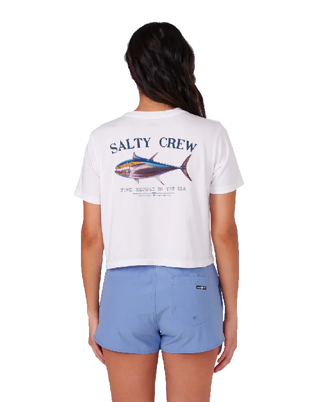 Premium Fabrics Salty Crew Big Blue Cropped SS Tee