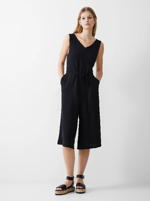City Fashion Culotte Crinkle Jumpsuit