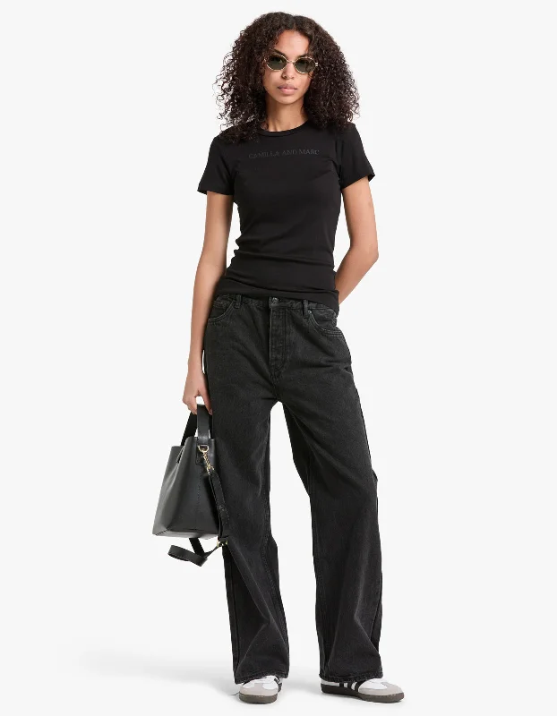 Casual Chic Braque Tee - Black